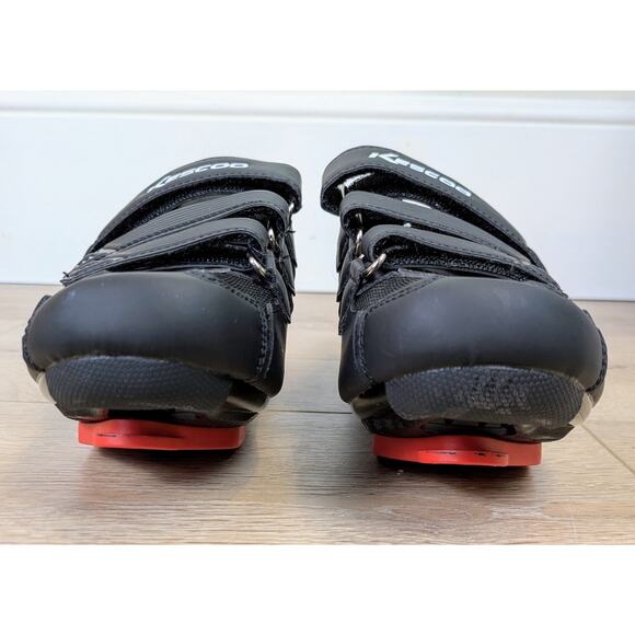 Kescoo Cycling Shoes Unisex Size 5.5, 7.5 Black Mesh Delta Cleats Installed - Picture 7 of 12